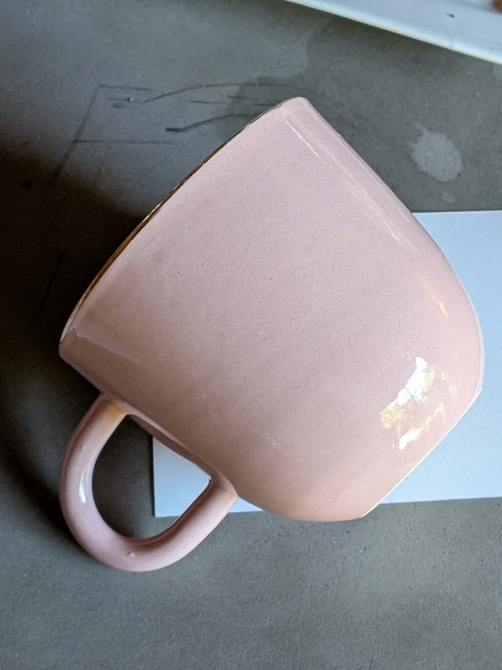 Sézane Ceramic Pink Mug